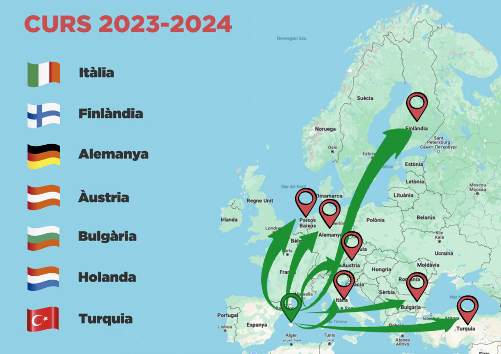 Mapa Erasmus light