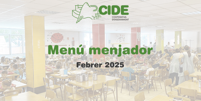 menjador febrer 2025 cide