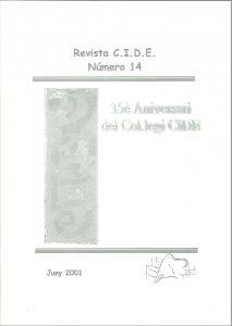 Portada revista CIDE 14