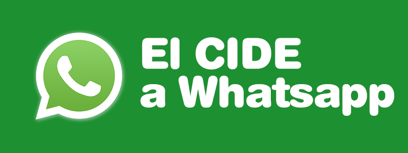 El CIDE a Whatsapp